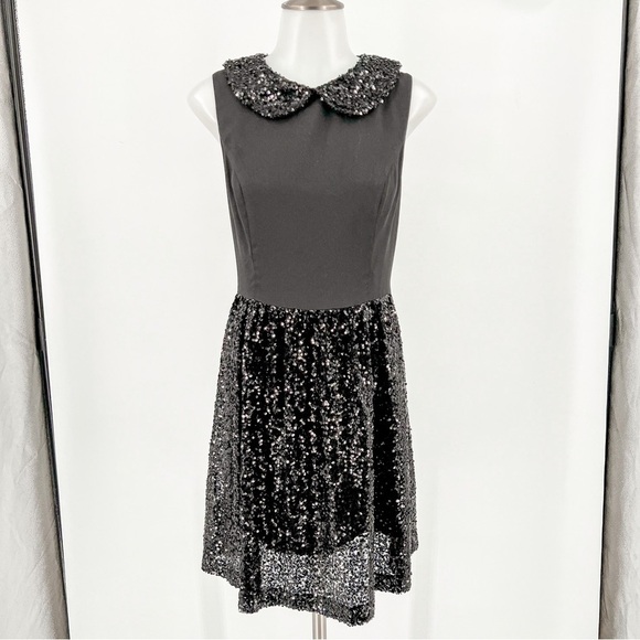 Kensie black sequin dress - Picture 1 of 6